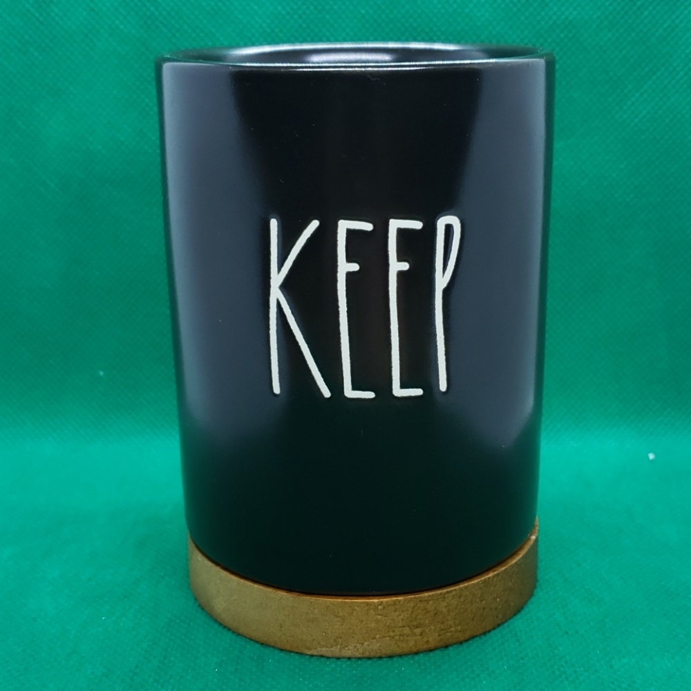 Rae dunn Black KEEP Cup
